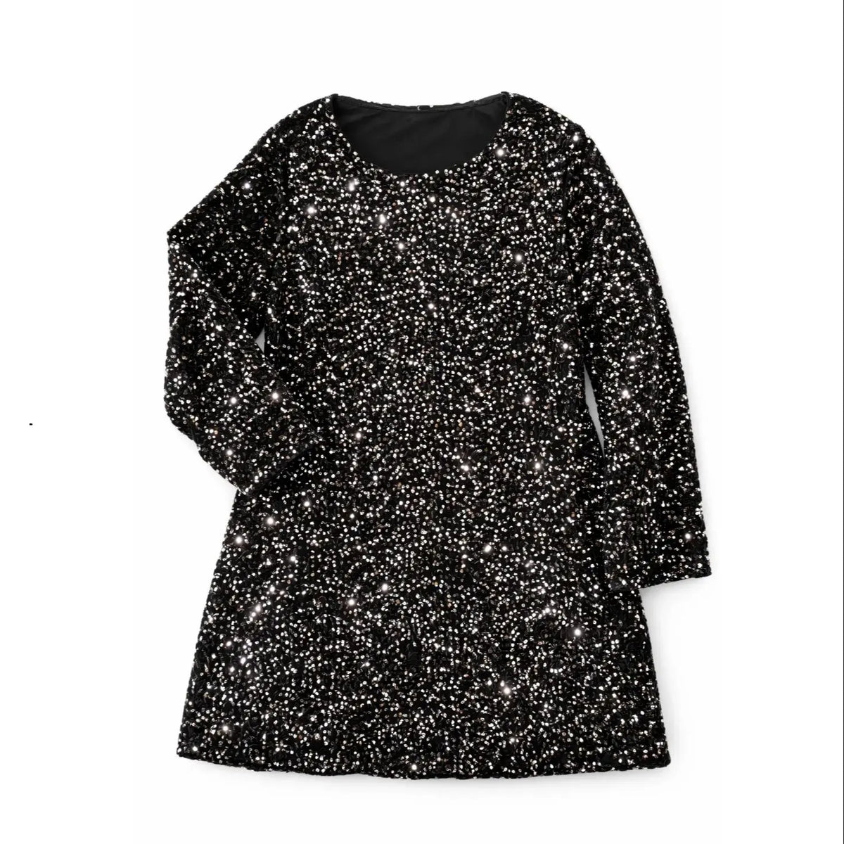 Bell Sleeve Sequin Mini Dress