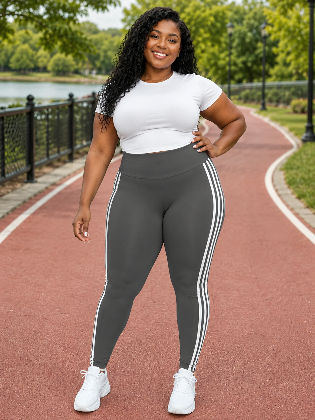 Athletic Side Stripe Leggings
