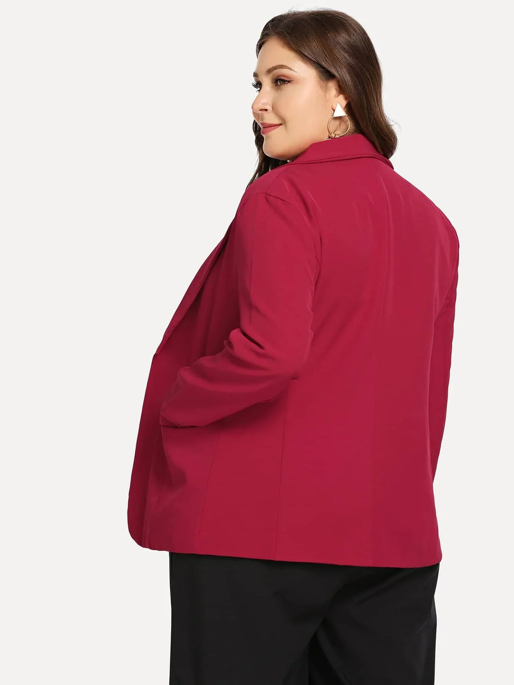 Curve Shawl Collar Blazer