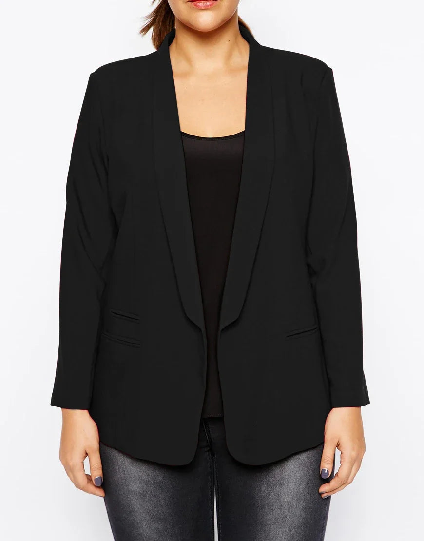 Curve Shawl Collar Blazer