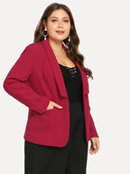 Curve Shawl Collar Blazer