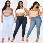 skinny denim pencil pants