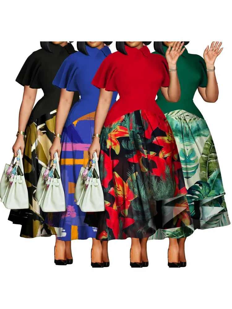 Short Sleeve Street Style Dress