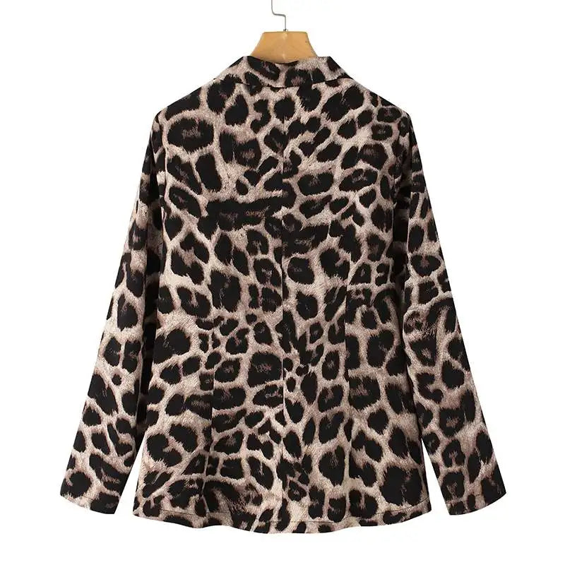 Curve Leopard Blazer