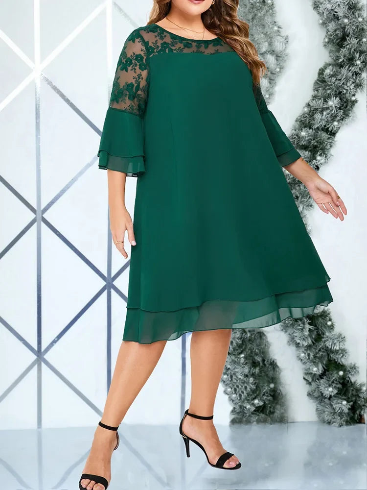 Curve Grace Lace Dress
