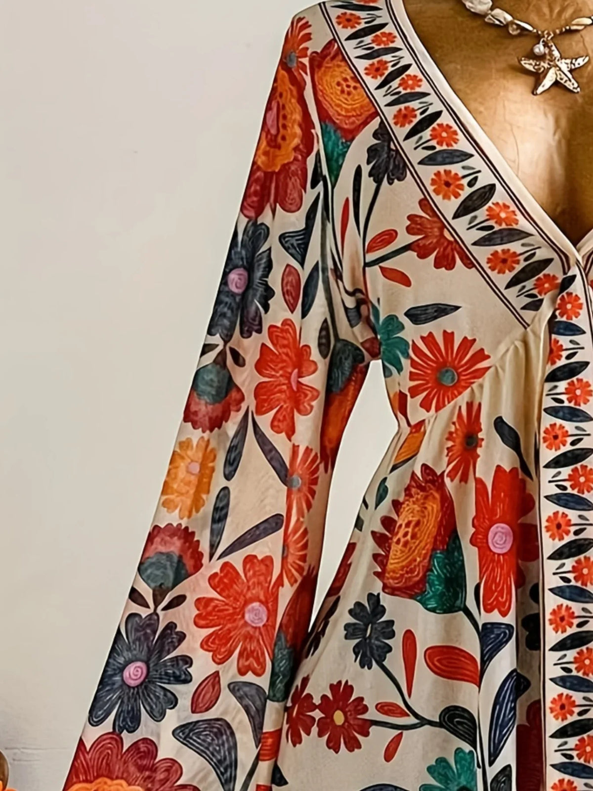 Curve Boho Bloom Blouse