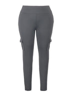 Cargo Style Leggings with Flap Pockets
