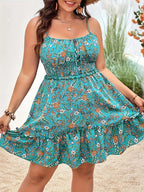Elegant Floral Print Dress