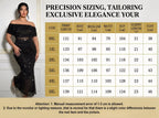 Off-Shoulder Glitter Gown Long Formal Dress