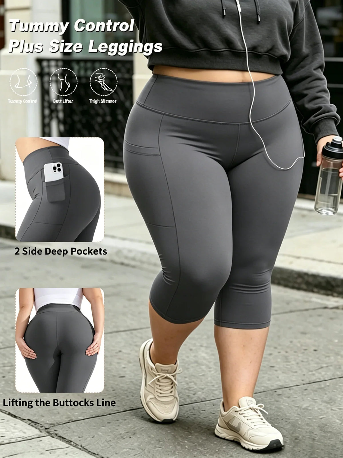 Stretchy  Tummy Control Yoga leggings