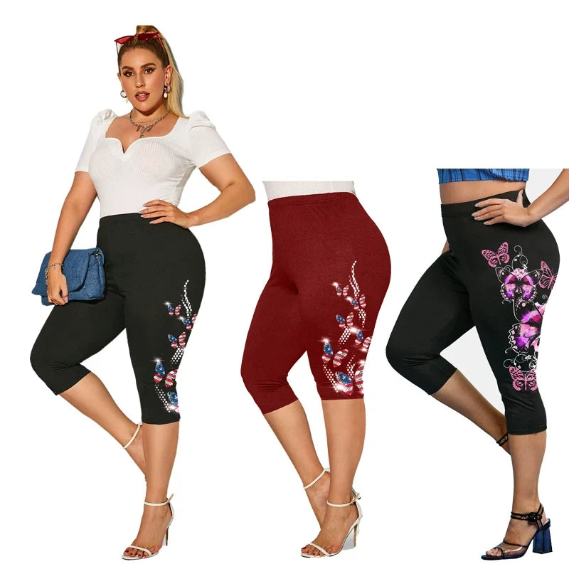 Printed Capri Leggings