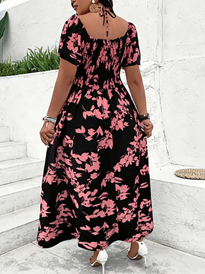 Boho Floral Maxi Dress