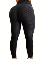 Textured High Waist Leggings