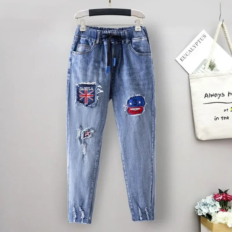 Curve Ease Drawstring Jeans