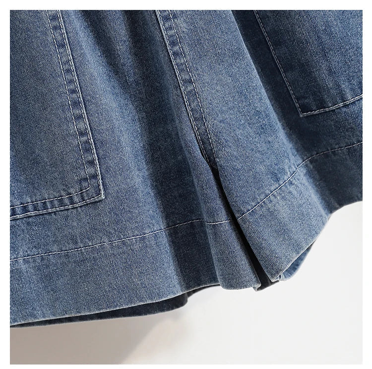 Curve Ease Denim Shorts