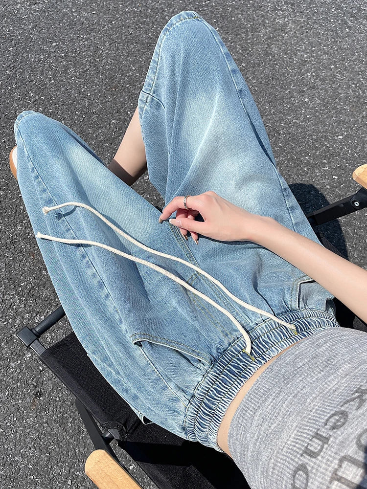 Curve Ease Denim Culotte Shorts