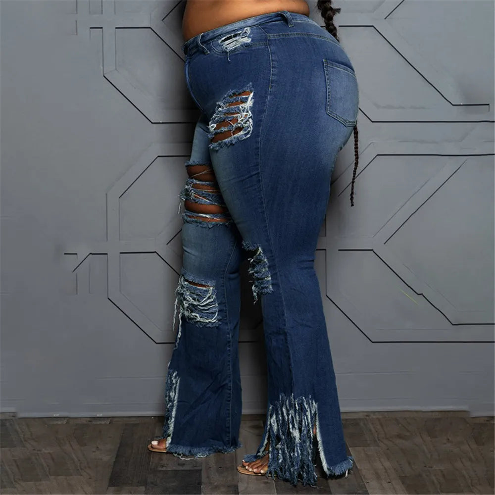 Bodycon Stretch Solid Pockets Flared Pants