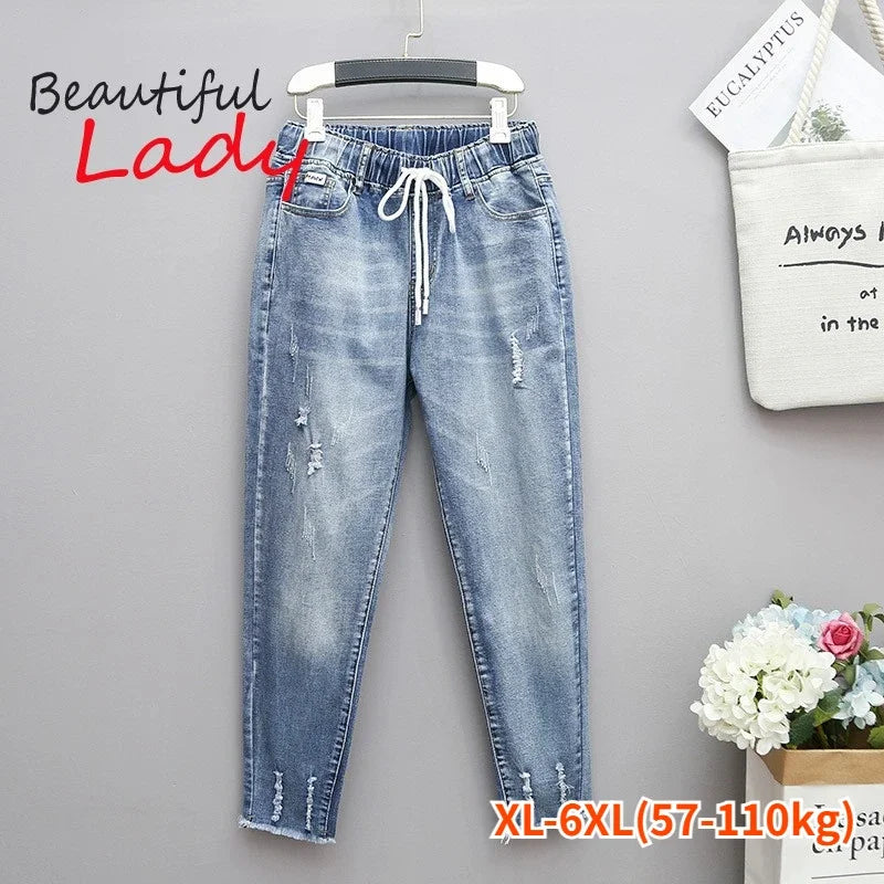 Curve Ease Drawstring Jeans