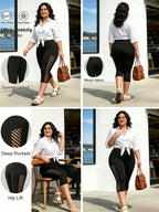Leggings Capris with Pockets
