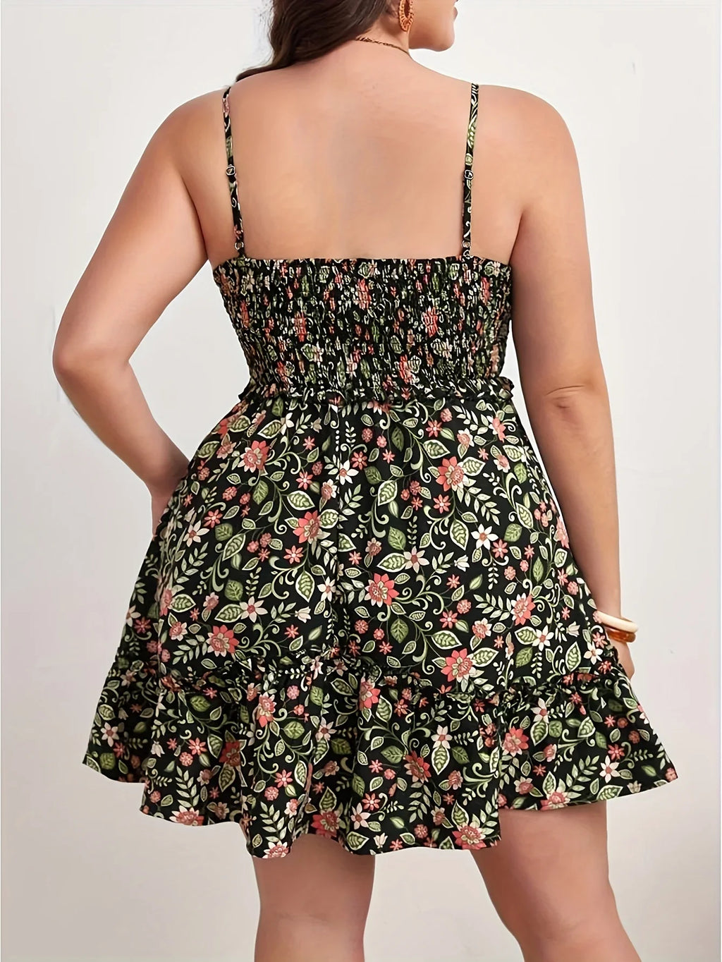 Elegant Floral Print Dress