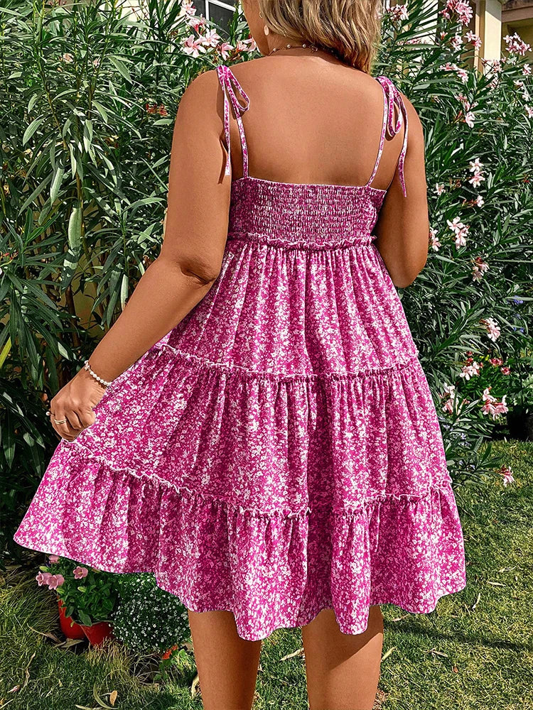 Curve Garden Tiered Sundress
