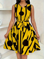 Muse Plus Size Belted Dress