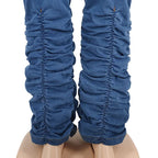 Curvy Chic Ruched Denim Set
