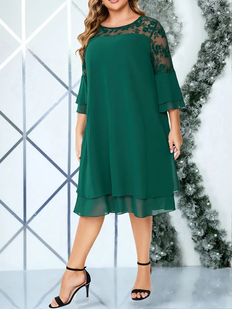Curve Grace Lace Dress