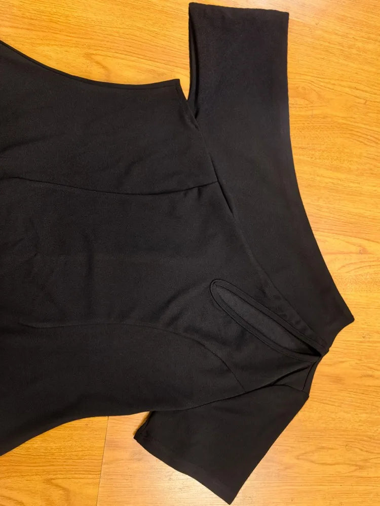 Drape One-Shoulder Pant Suit
