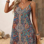 Curve Paisley Cami Dress