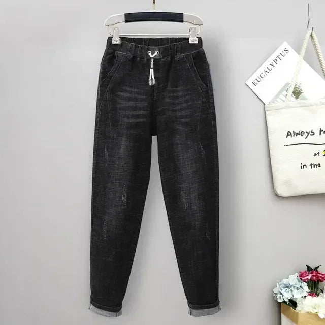 Curve Ease Drawstring Jeans