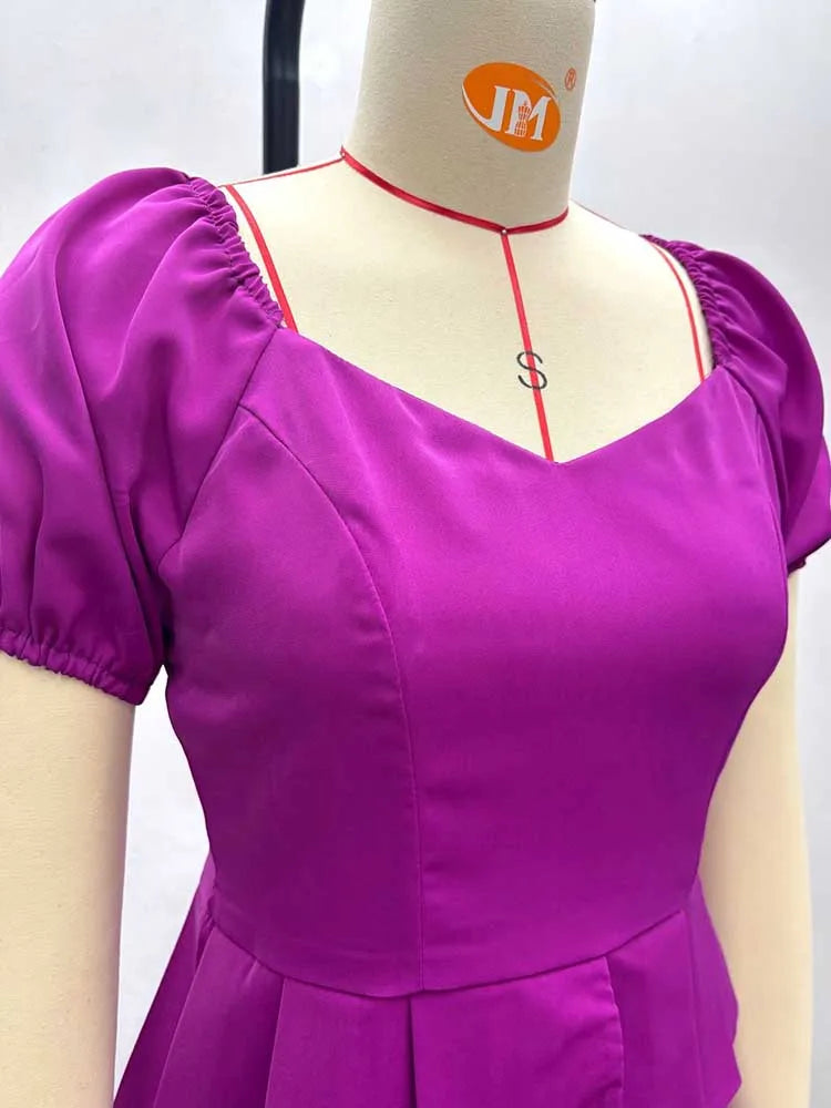 Petal Sweetheart Wide-Leg Pantsuit