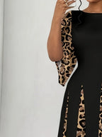 Wild Elegance Plus Size Maxi Dress