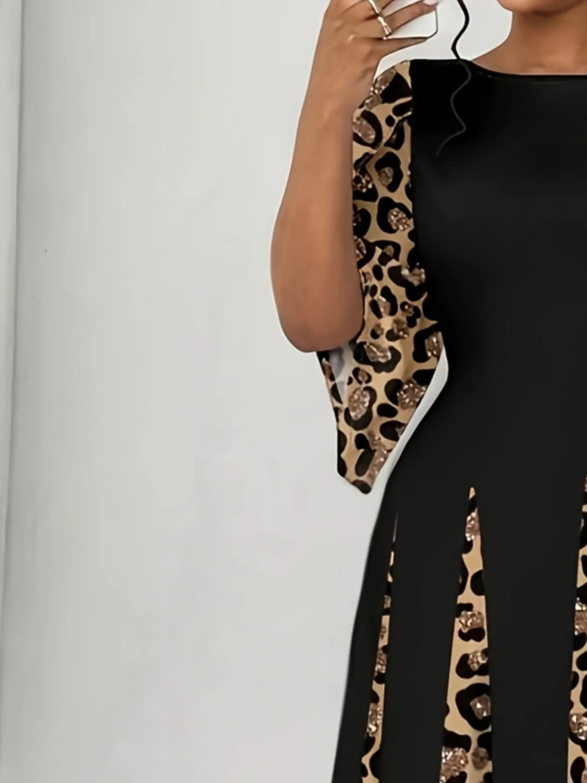 Wild Elegance Plus Size Maxi Dress