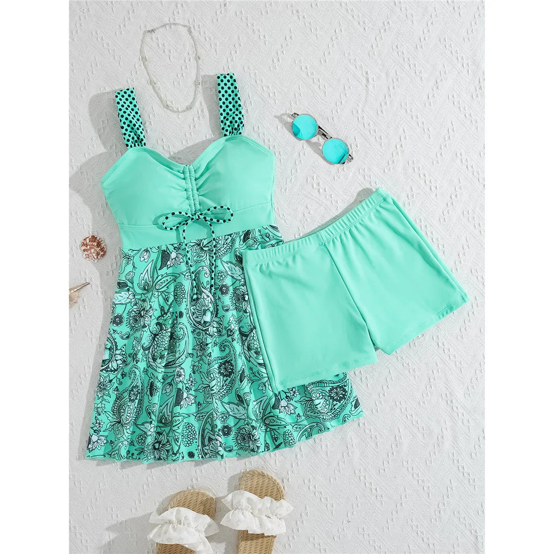 Curve Paisley Swim Dress