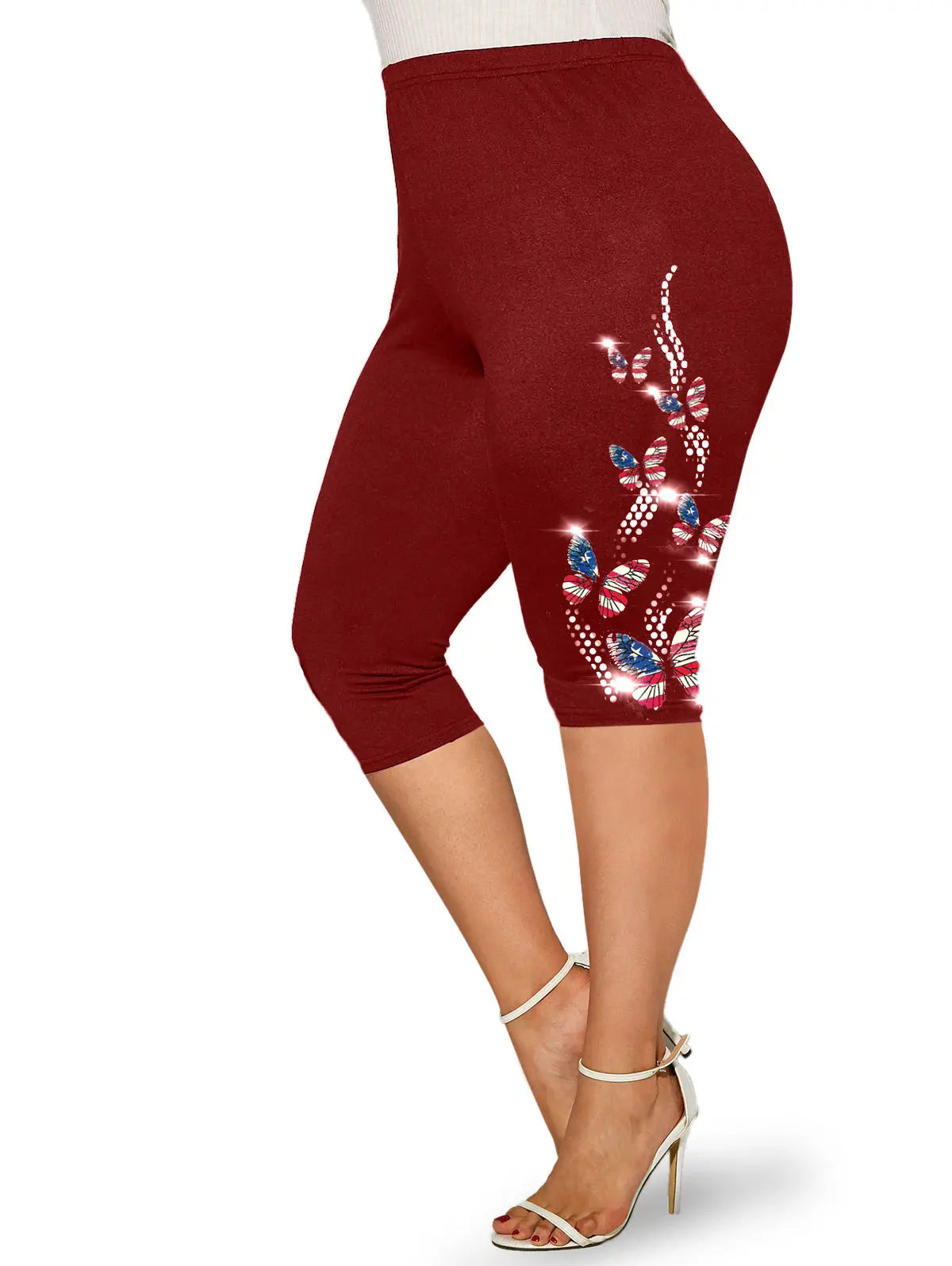 Printed Capri Leggings