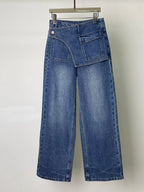 Curve Utility Wide-Leg Jeans