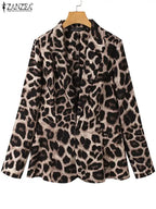 Curve Leopard Blazer