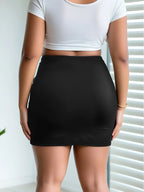 Curve Sculpt Side Slit Skirt