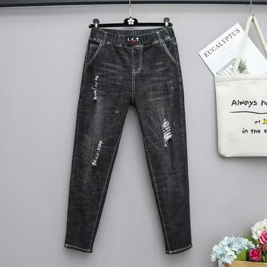 Curve Ease Drawstring Jeans