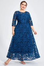 Formal Double Layer Tunic Maxi Dress