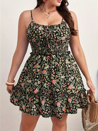 Elegant Floral Print Dress