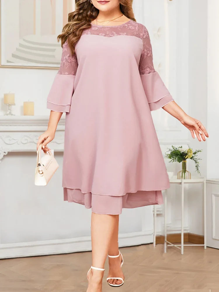 Curve Grace Lace Dress