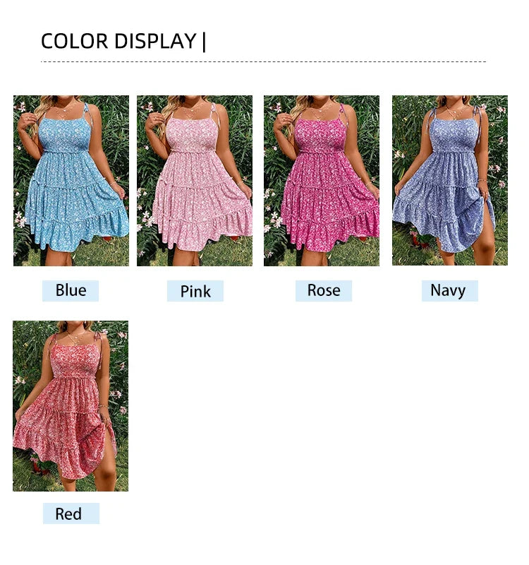 Curve Garden Tiered Sundress