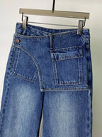Curve Utility Wide-Leg Jeans