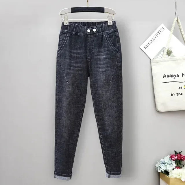 Curve Ease Drawstring Jeans