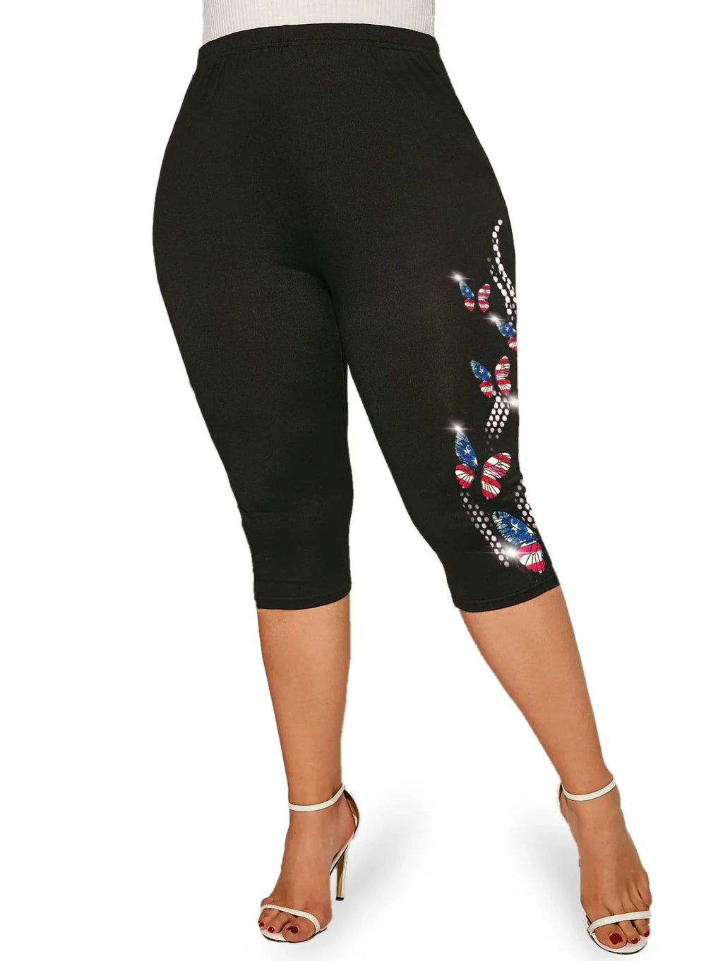Printed Capri Leggings