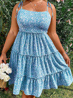 Curve Garden Tiered Sundress
