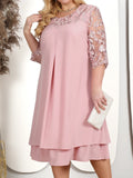 Royal Grace Plus Size Lace Dress