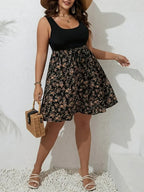 Sleeveless Knee Length Casual Dress